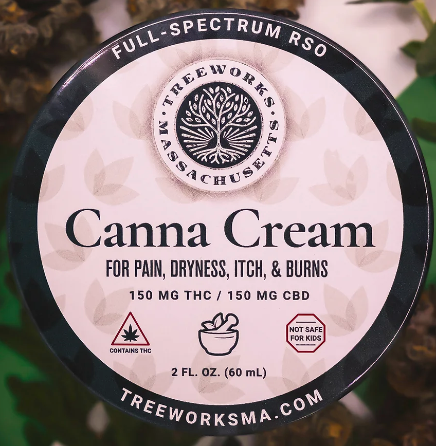 Topical Canna Cream | Treeworks | 2oz Lotion - Regular | Topicals